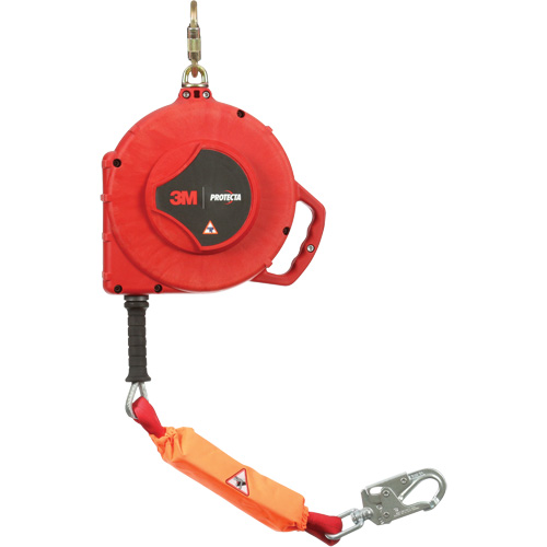 Cordage de s&eacute;curit&eacute; autor&eacute;tractable Rebel, 50', Acier galvanis&eacute;, Pivotant Northern Industrial Supply Inc.