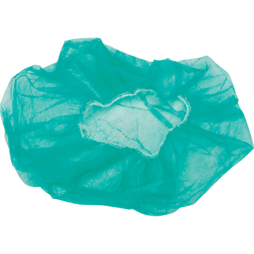 Bonnets bouffants, Polypropyl&egrave;ne, 21", Vert Northern Industrial Supply Inc.