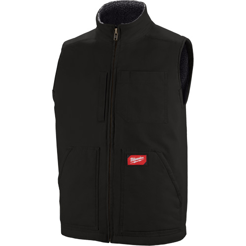 Veste doubl&eacute;e en sherpa ultra-r&eacute;sistante, Hommes, Petit, Noir Northern Industrial Supply Inc.