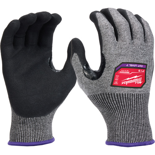 Gants enduits par trempage &agrave; dext&eacute;rit&eacute; &eacute;lev&eacute;e, Taille 2T-Grand, Calibre 18, Rev&ecirc;tement Nitrile, Enveloppe en Nylon/Poly&eacute;thyl&egrave;ne/Tungst&egrave;ne, ASTM ANSI niveau A7/EN 388 niveau F Northern Industrial Supply Inc.