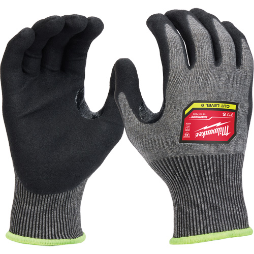 Gants enduits par trempage &agrave; dext&eacute;rit&eacute; &eacute;lev&eacute;e, Taille T-Grand, Calibre 18, Rev&ecirc;tement Nitrile, Enveloppe en Nylon/Poly&eacute;thyl&egrave;ne/Tungst&egrave;ne, ASTM ANSI niveau A9/EN 388 niveau F Northern Industrial Supply Inc.