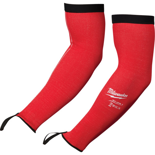 Manches de protection, Poly&eacute;thyl&egrave;ne, 16", ANSI/ISEA 105 niveau 3/EN 388 niveau 3/EN 388 niveau C, Rouge Northern Industrial Supply Inc.