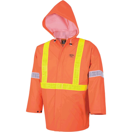 R85 Ensemble imperm&eacute;able de s&eacute;curit&eacute; 3 pi&egrave;ces ignifuge Element FR, Petit, Orange haute visibilit&eacute; Northern Industrial Supply Inc.