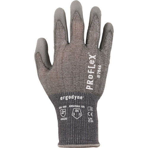 Gants r&eacute;sistant &agrave; la coupe Proflex 7025, Taille Petit, Calibre 18, Rev&ecirc;tement Polyur&eacute;thane, Enveloppe en Nylon/PEHP/Spandex, ASTM ANSI niveau A2/EN 388 niveau B Northern Industrial Supply Inc.