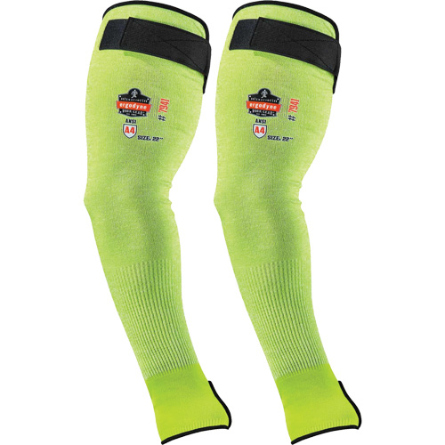 Manche de protection contre la coupe ProFlex 7941-PR, TenaLux, 18", ASTM ANSI niveau A4/EN 388 niveau D, Lime haute visibilit&eacute; Northern Industrial Supply Inc.