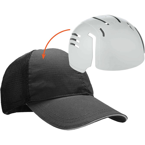 Casquette de baseball standard Skullerz 8946 avec encart, Noir Northern Industrial Supply Inc.
