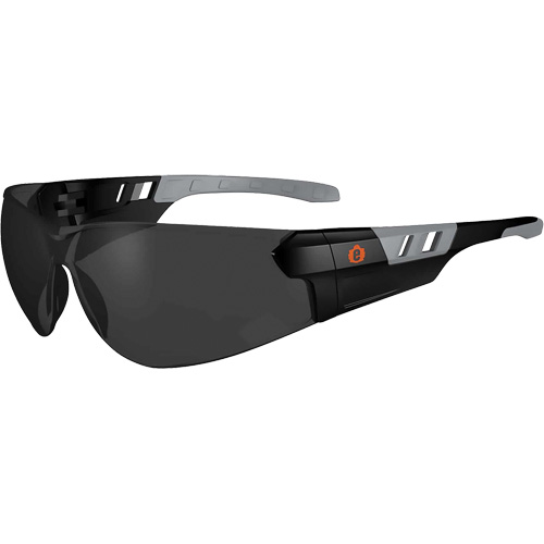Lunettes de s&eacute;curit&eacute; sans monture Skullerz SAGA, Lentille Fum&eacute;e, Anti-&eacute;gratignures, ANSI Z87+/R&eacute;pond ou surpasse la norme CSA Z94.3 Northern Industrial Supply Inc.
