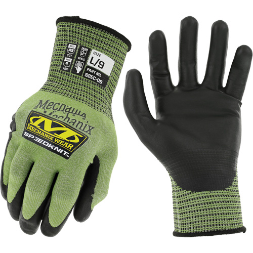 Gants r&eacute;sistants aux coupures SpeeKnit S2EC06, Taille Petit/7, Calibre 18, Rev&ecirc;tement Ur&eacute;thane, Enveloppe en PEHP/Tungst&egrave;ne, ASTM ANSI niveau A4/EN 388 niveau D Northern Industrial Supply Inc.