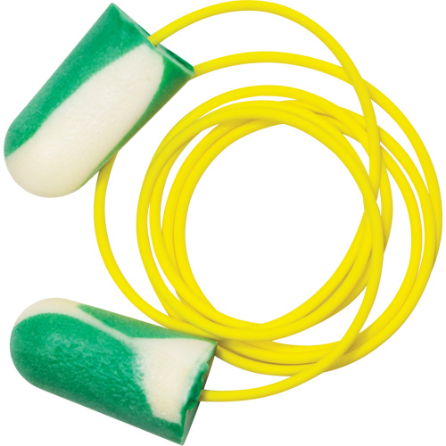 Bouchons d'oreilles biosourc&eacute;s Mega Bullet BioSoft, Vrac - Boîte, Avec cordon Northern Industrial Supply Inc.