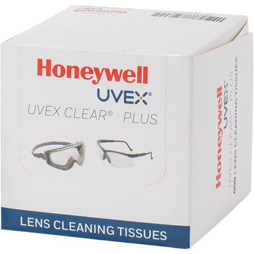 Serviette pour lentilles Uvex Clear Plus, 4,125" x 3,96" Northern Industrial Supply Inc.