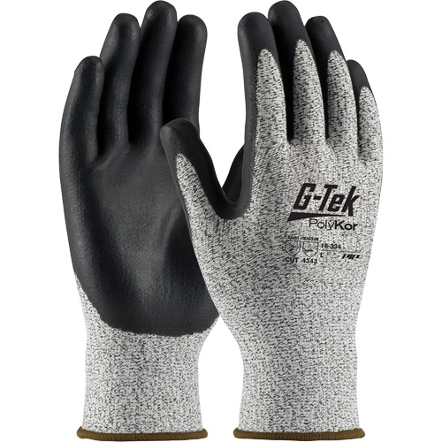 Gants r&eacute;sistants &agrave; la coupe G-Tek, Taille T-petit, Calibre 13, Rev&ecirc;tement Nitrile, Enveloppe en PolyKor, ASTM ANSI niveau A2/EN 388 niveau 3/EN 388 niveau B Northern Industrial Supply Inc.