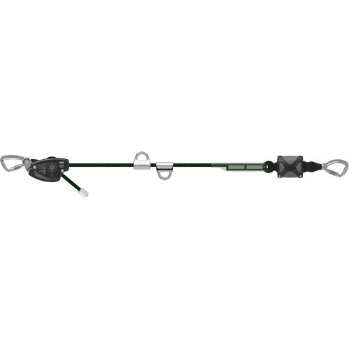 Corde de 60' pour ligne de vie temporaire horizontale, Corde d'alpinisme Northern Industrial Supply Inc.