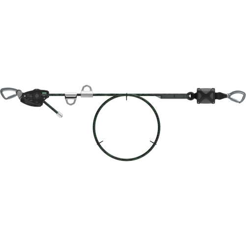 Corde de 100' pour ligne de vie temporaire horizontale, Corde d'alpinisme Northern Industrial Supply Inc.