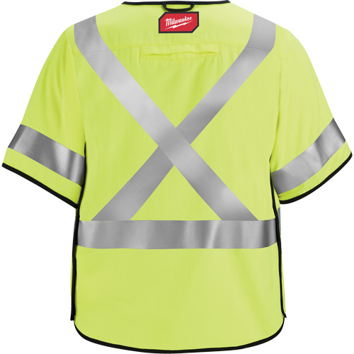 Gilet de s&eacute;curit&eacute; &agrave; maille d&eacute;tachable, Noir/Jaune lime haute visibilit&eacute;, Moyen/Petit Northern Industrial Supply Inc.