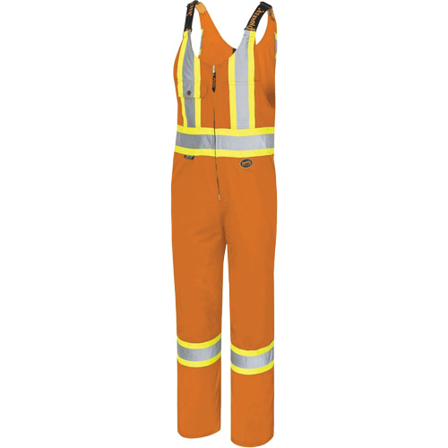 6617T Salopettes, Polyester, 40, Orange haute visibilit&eacute; Northern Industrial Supply Inc.