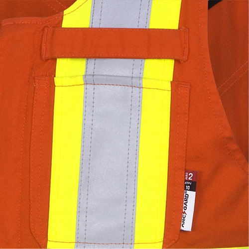 7712 FR-Tech&reg; Flame-Resistant Overalls, Small, High Visibility Orange Northern Industrial Supply Inc.