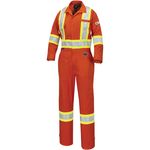 7702W Combinaison FR-Tech ignifuge/contre les arcs pour femme, Taille T-petit, Orange haute visibilit&eacute;, 10 cal/cm² Northern Industrial Supply Inc.