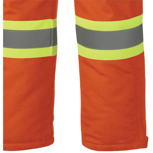 5534A Flame-Resistant Quilted Safety Overalls, Small, Orange Northern Industrial Supply Inc.