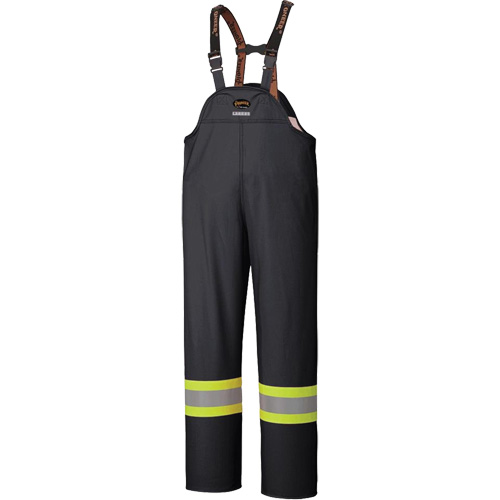 5895BK Flame-Resistant Waterproof Stretch Bib Pants, X-Small, Black Northern Industrial Supply Inc.
