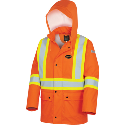 5892PKT High-Visibility FR Waterproof Safety Jacket, X-Small, High Visibility Orange Northern Industrial Supply Inc.