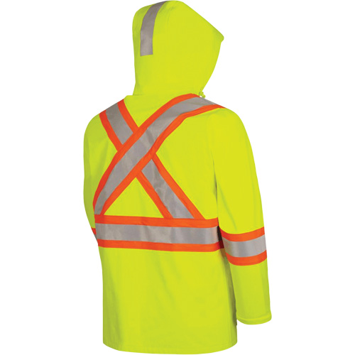 5881 FR/Arc-Rated Waterproof Rain Jacket, X-Small, High Visibility Yellow, 10 cal/cm² Northern Industrial Supply Inc.