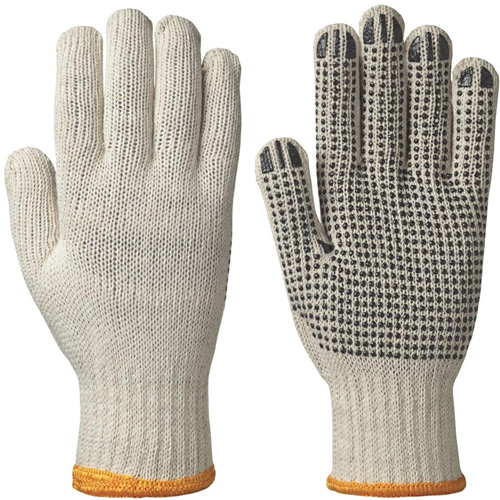 501 Gants tricot&eacute;s &agrave; points sur la paume, Poly/coton, Grand Northern Industrial Supply Inc.
