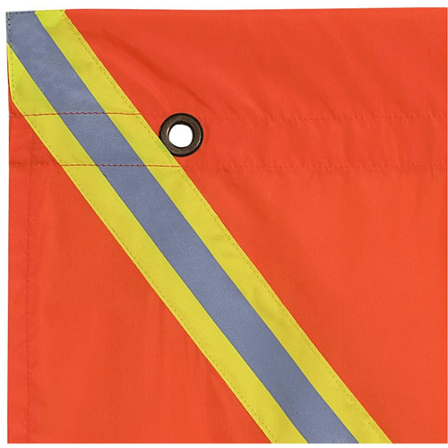 353 Drapeau avec bande r&eacute;fl&eacute;chissante, Polyester Northern Industrial Supply Inc.