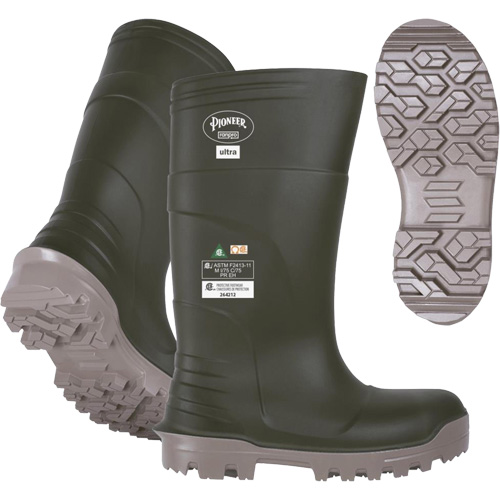 B105FUL.GR Bottes Pioneer Ultra, Polyur&eacute;thane, Embout Acier/Composite, Pointure 6, Semelle R&eacute;sistant aux perforations Northern Industrial Supply Inc.