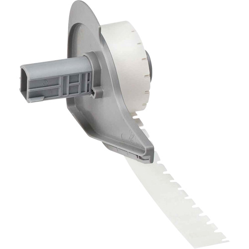 Harsh Environment Multi-Purpose Labels, Polyester, 0.35" L x 0.2" H, Black on Clear Northern Industrial Supply Inc.