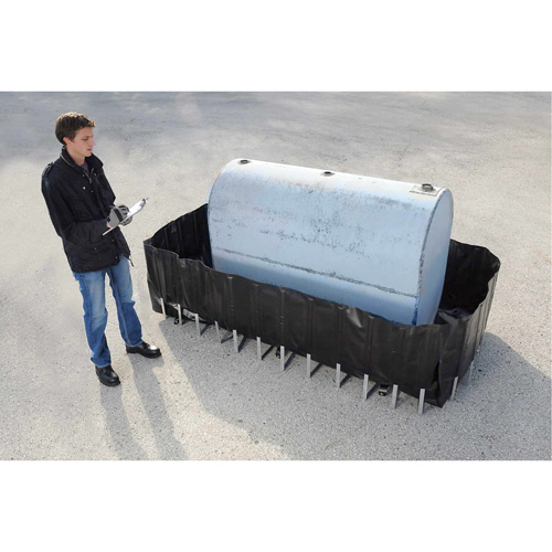 Ultra-550 Containment Sump&reg; Flexible Fuel Tank Container without Drain, 102" L x 72" W, 650 US gal. Capacity Northern Industrial Supply Inc.