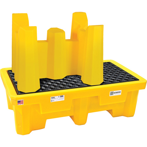 1-Drum Ultra-Drum Rack Containment Systems&reg;, 52" L x 49.5" W x 29" H, 66 US gal. Capacity Northern Industrial Supply Inc.