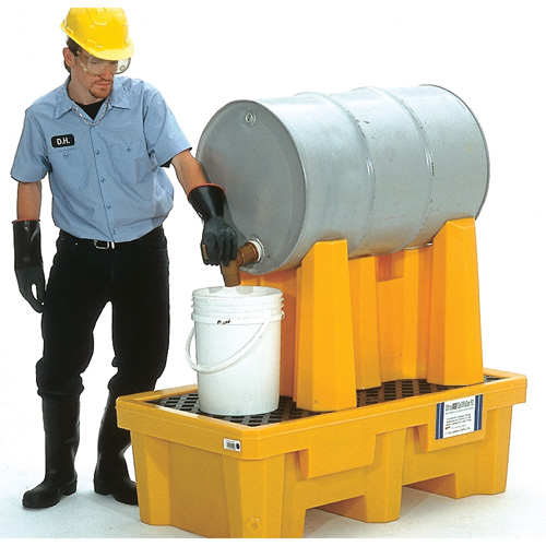 Ultra-Drum Rack 1-Drum Containment System with Drain, 52" L x 29" W x 49.5" H, 750 US gal. Capacity Northern Industrial Supply Inc.