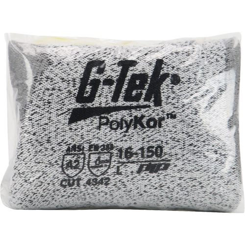 Gants r&eacute;sistants aux coupures G-Tek en tricot sans couture, Taille T-petit, Calibre 13, Rev&ecirc;tement Polyur&eacute;thane, Enveloppe en PolyKor, ASTM ANSI niveau A2/EN 388 niveau B Northern Industrial Supply Inc.