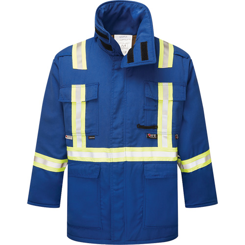 Parka isol&eacute;, antistatique et ignifuge  6,5 oz Westex DH, T-Grand, Bleu royal Northern Industrial Supply Inc.
