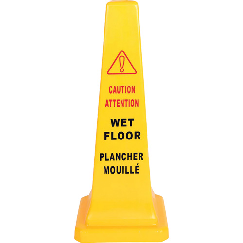 Wet Floor Safety Cone, Bilingual with Pictogram Northern Industrial Supply Inc.