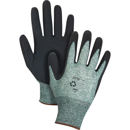 Gants &eacute;cologiques enduits &agrave; prise cr&ecirc;p&eacute;e, 9, R&ecirc;vetement Mousse de latex, Calibre 15, Enveloppe en Nylon/rPET Northern Industrial Supply Inc.