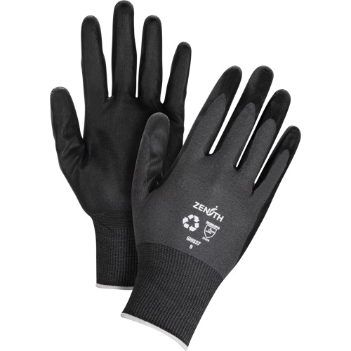 Eco-Friendly Breathable Coated Gloves, 8, Foam Nitrile Coating, 21 Gauge, Nylon/RPET Shell Northern Industrial Supply Inc.