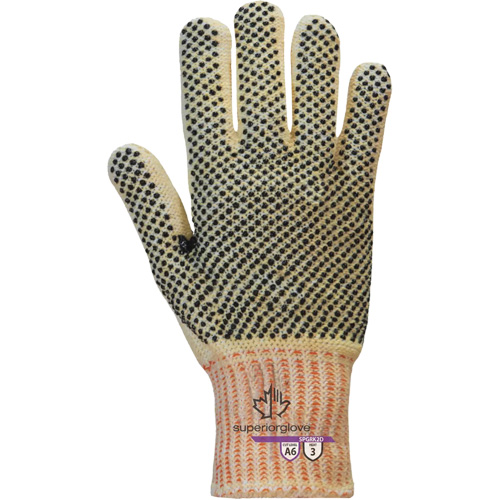 Gants r&eacute;sistants &agrave; la coupe Contender SPGRK2D, Taille Petit, Calibre 7, Rev&ecirc;tement PVC, Enveloppe en Kevlar/Fil technique, ASTM ANSI niveau A6 Northern Industrial Supply Inc.