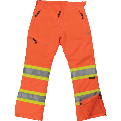 Pantalon de s&eacute;curit&eacute; isolant et extensible pour femmes, Polyester, 2T-Grand, Orange haute visibilit&eacute; Northern Industrial Supply Inc.