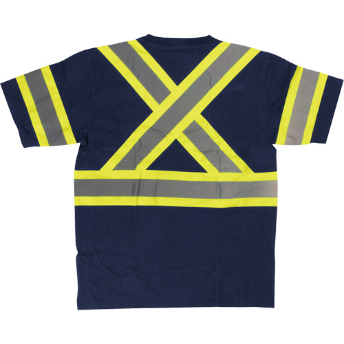 Chemise de s&eacute;curit&eacute; &agrave; manches courtes, Coton, T-petit, Bleu marin Northern Industrial Supply Inc.