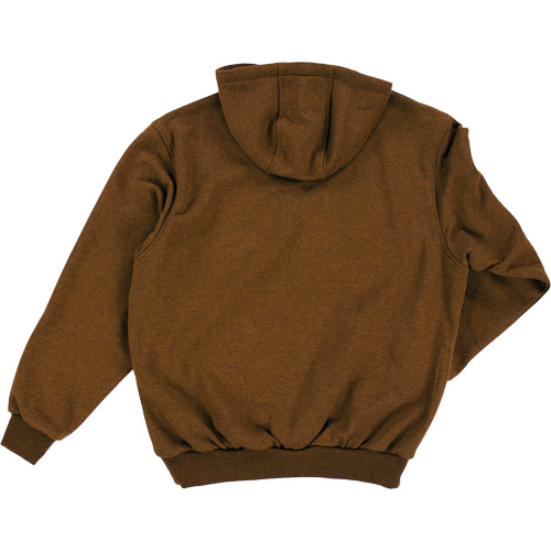 Water Repellent Fleece Pullover Hoodie, Men's, Small, Brown Northern Industrial Supply Inc.