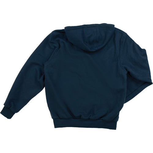 Water Repellent Fleece Pullover Hoodie, Men's, Small, Navy Blue Northern Industrial Supply Inc.