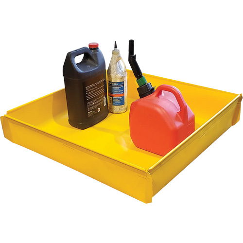 Plateau utilitaire flexible, 24" lo x 24" la x Cap. de d&eacute;versement 8 gal. US Northern Industrial Supply Inc.