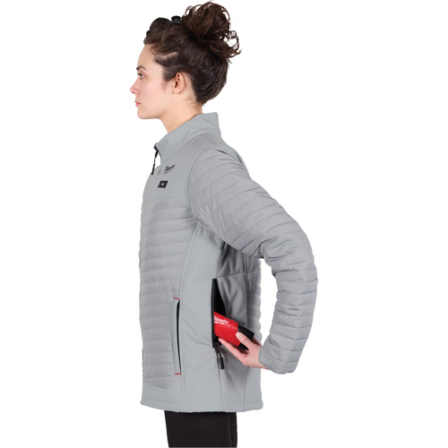 Manteau chauffant M12 Axis avec pile, Femmes, 2T-Grand, Gris Northern Industrial Supply Inc.