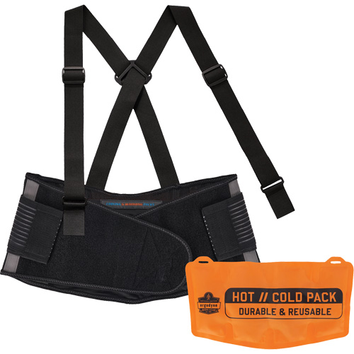 Proflex 1675 Back Support Brace with Cooling/Warming Pack, Spandex, X-Small Northern Industrial Supply Inc.