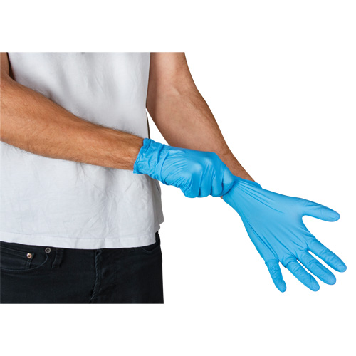 Emballages de gants jetables pour machine distributrice, Petit, Nitrile, 4,5 mils, Sans poudre, Bleu, Classe 2 Northern Industrial Supply Inc.