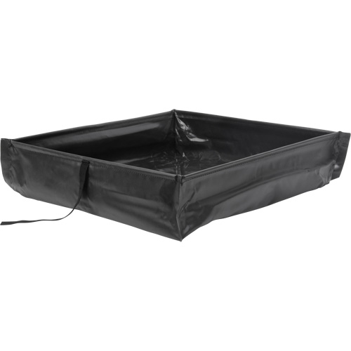 Collapsible Roll-Up Spill Berm, 15 US gal. Capacity, 2' W x 2' L x 6" H Northern Industrial Supply Inc.