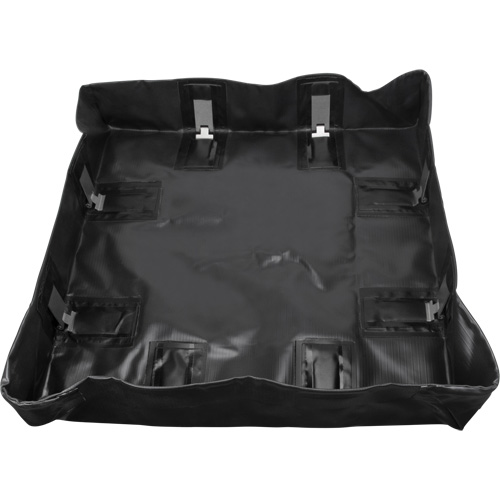 Collapsible Berm, 134 US gal. Capacity, 6' W x 6' L x 6" H, Snap-Up Bracket Northern Industrial Supply Inc.