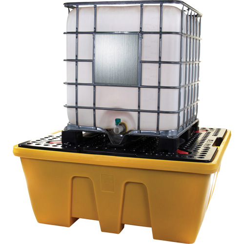 IBC Spill Pallet, 333 US gal. Spill Capacity, 66" x 66" x 27.5" Northern Industrial Supply Inc.