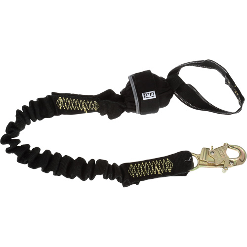 Shock Absorbing Arc Flash Web Lanyard, 6', Snap Hook Center, Choke-Off Loop Leg Ends, Kevlar&reg;/Nomex&reg; Northern Industrial Supply Inc.